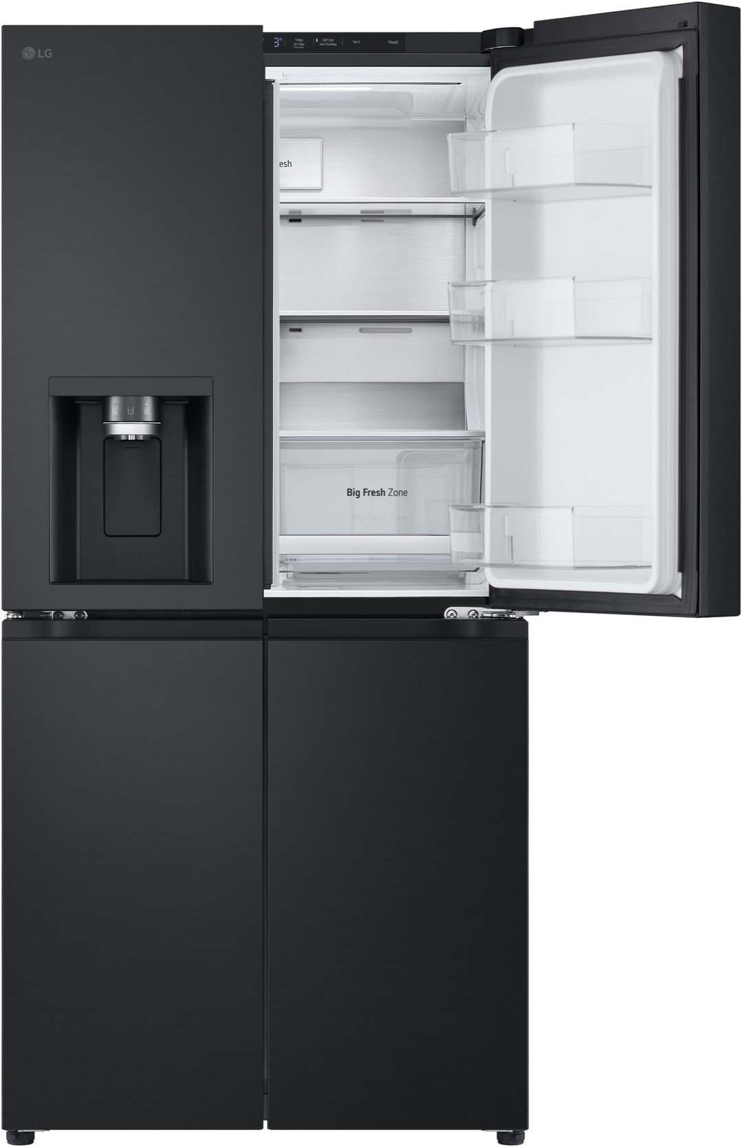 LG 506L Slim French Door Fridge in Matte Black Finish GF-LN500MBL