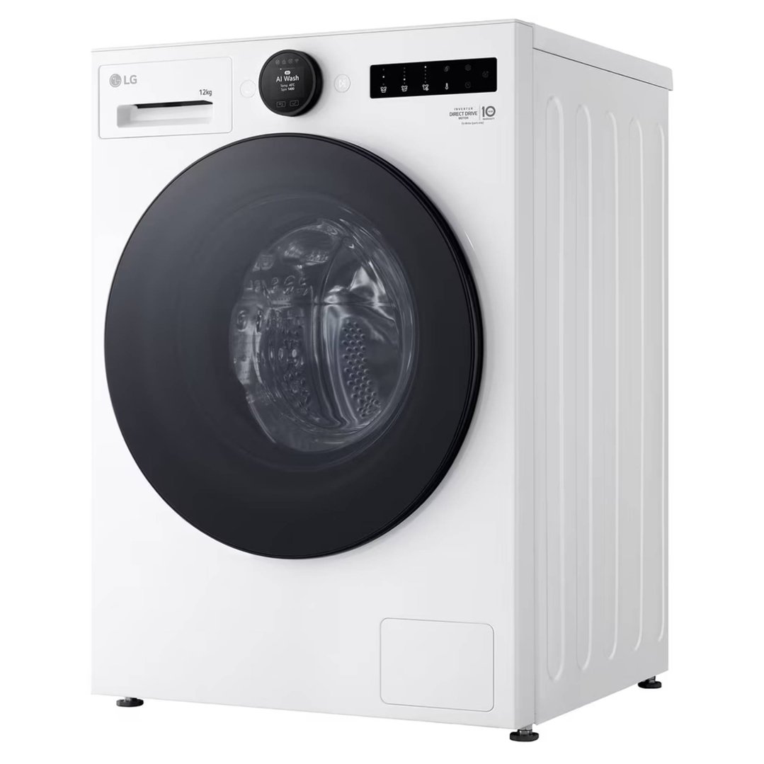 LG 12kg Series 9 Front Load Washer White - Steam+ WX9-1412W
