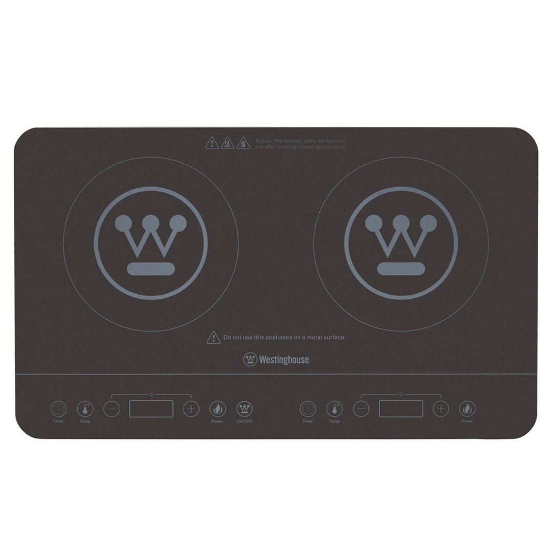 Westinghouse Twin Induction Cooktop WHIC02K Buy Online with Afterpay