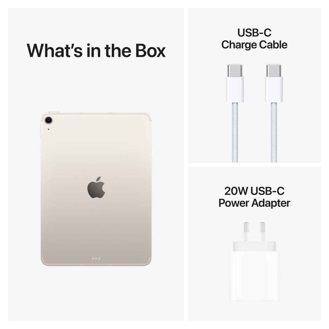 Apple iPad Air 11" M4 Wi-Fi + Cellular 512GB Starlight MH7K4X/A