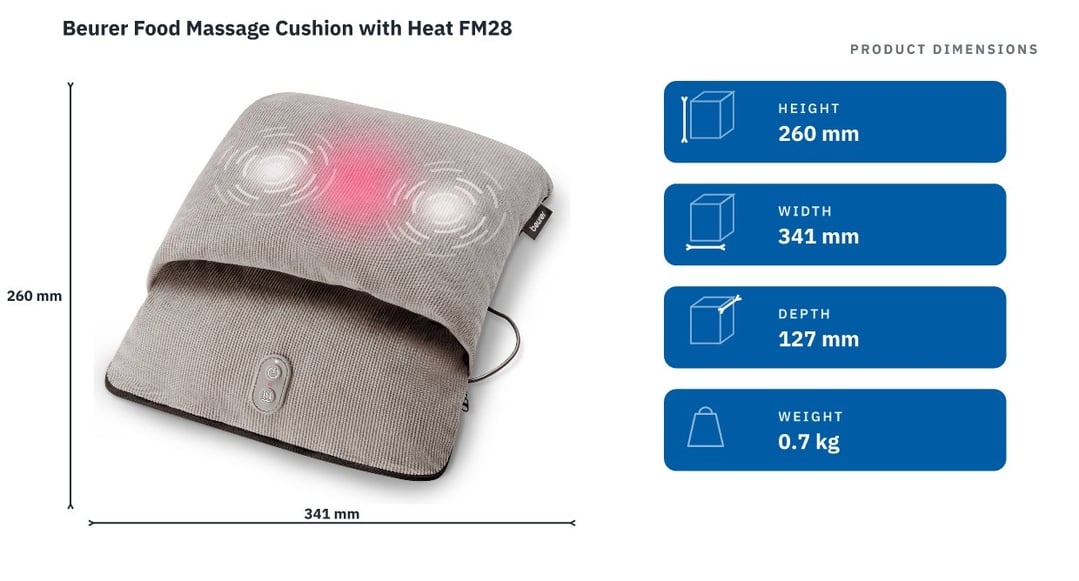 Beurer Foot Massage Cushion with Heat FM28
