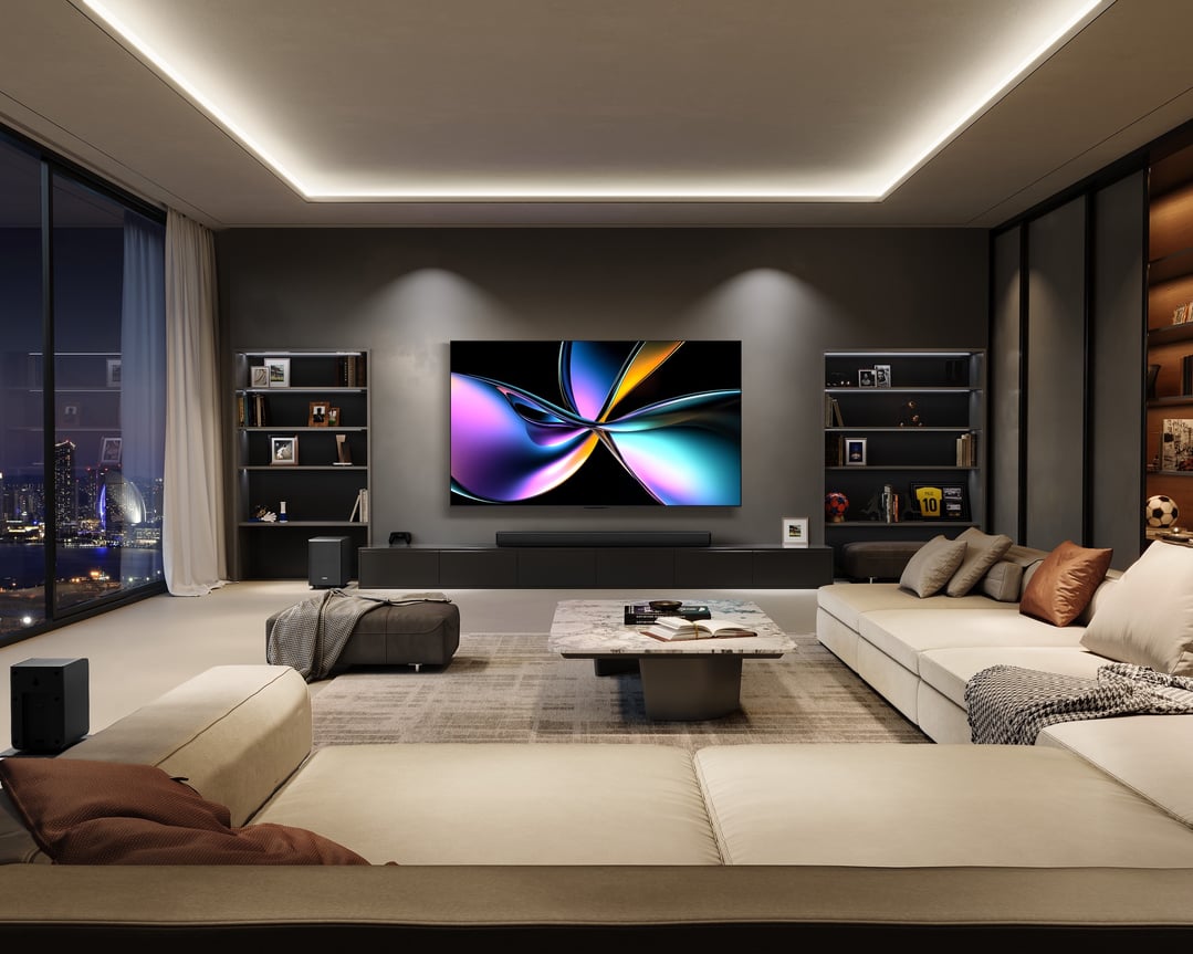 Hisense 55" U7QAU 4K QLED 165Hz Smart TV (2025) 55U7QAU