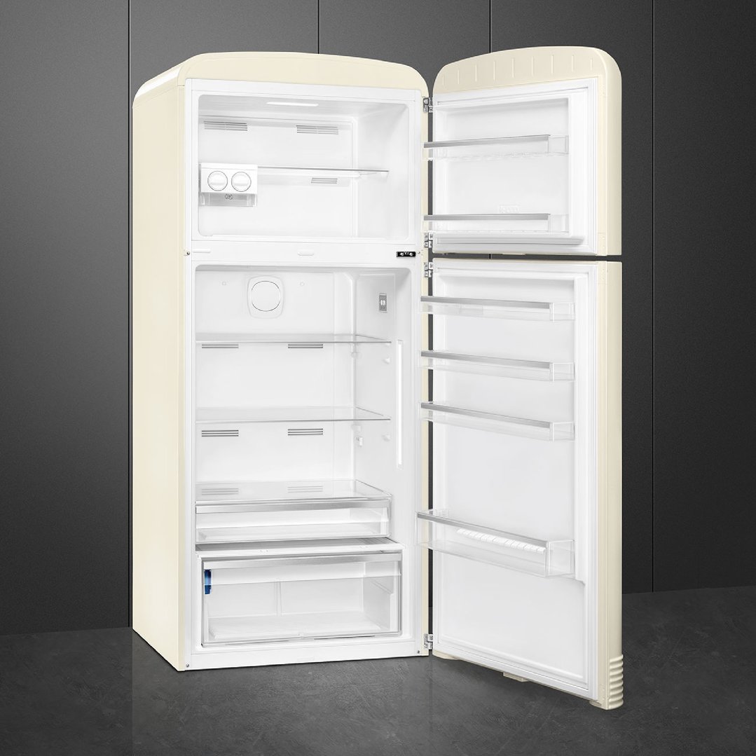 Smeg FAB 50 50’S Style Retro Refrigerator, Right Hand - Cream FAB50RCR5AU