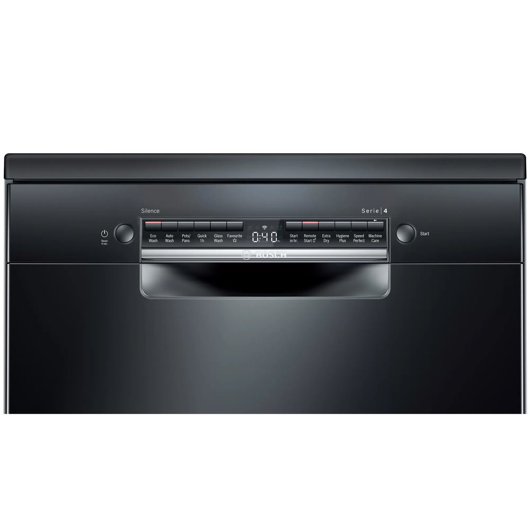 Bosch Serie | 4  60cm Freestanding Dishwasher Black inox SMS4HVB01A