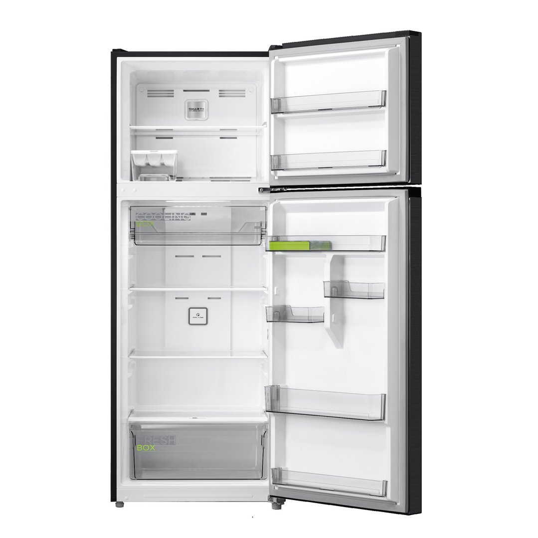 Midea 338L Top Mount Fridge Dark Stainless MDRT490MTF45AP