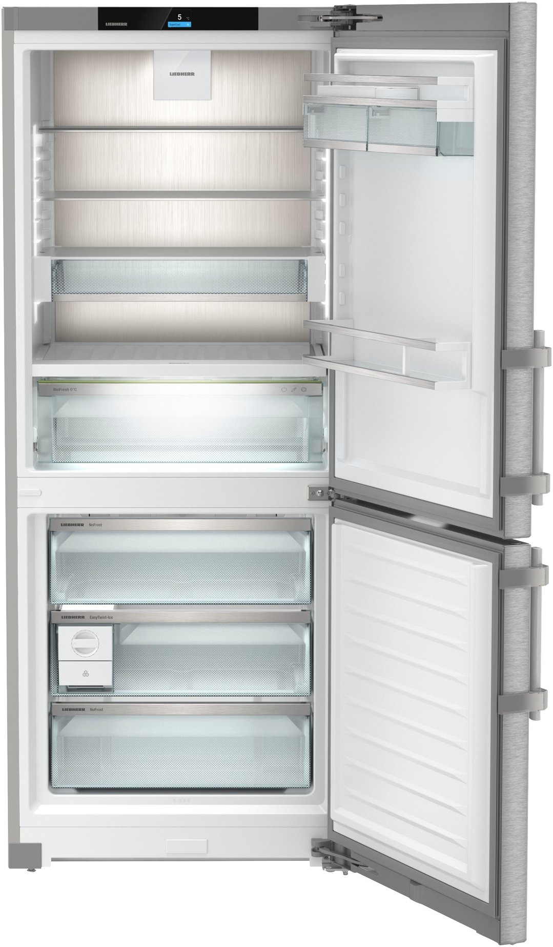 Liebherr 423L Bio Fresh Bottom Mount Fridge Left Hinged CBNSDH7653LHH