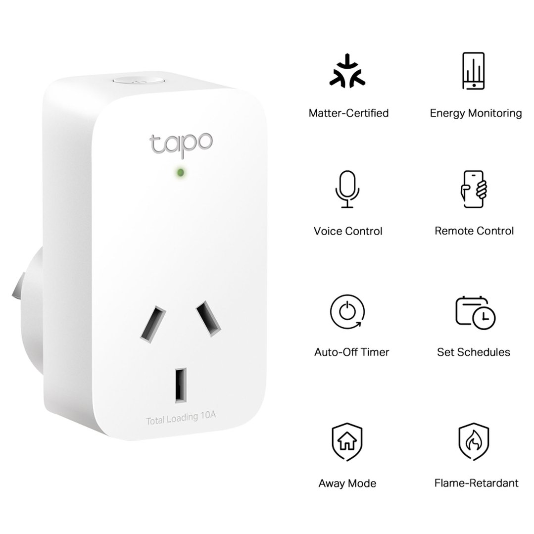 tp-link Tapo P110M Smart Plug 2-Pack TAPO-P110M-2-PACK