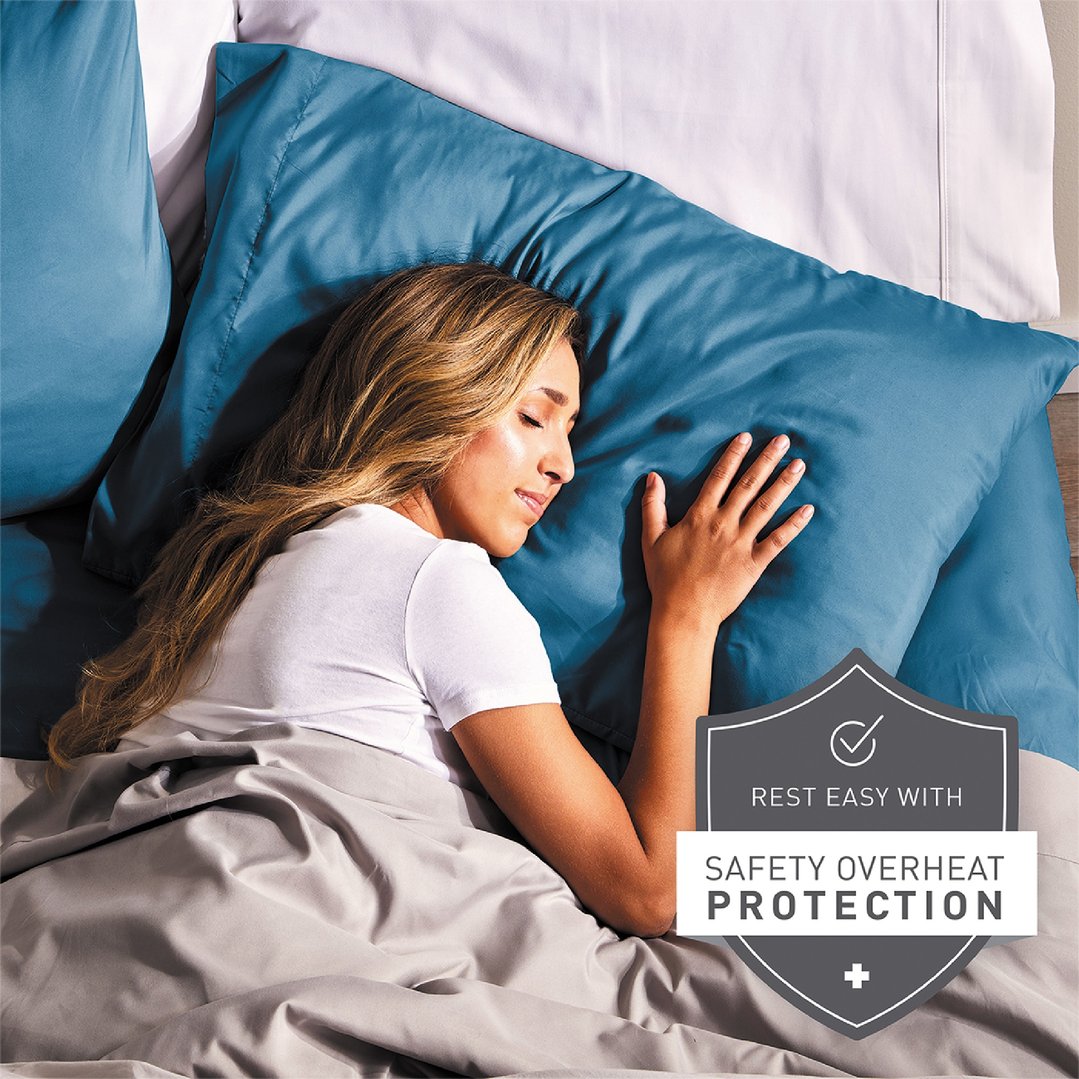 Sunbeam Sleep Perfect Antibacterial Electric Blanket King Single BLA6331