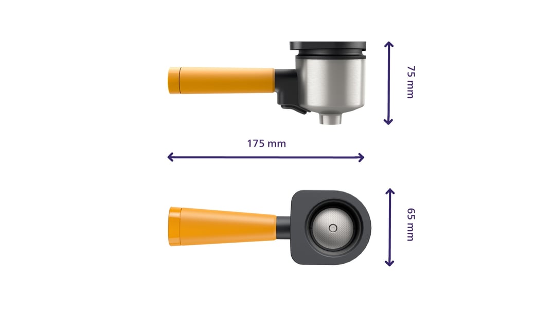 Philips Baristina Portafilter Mango Yellow BAR310/50