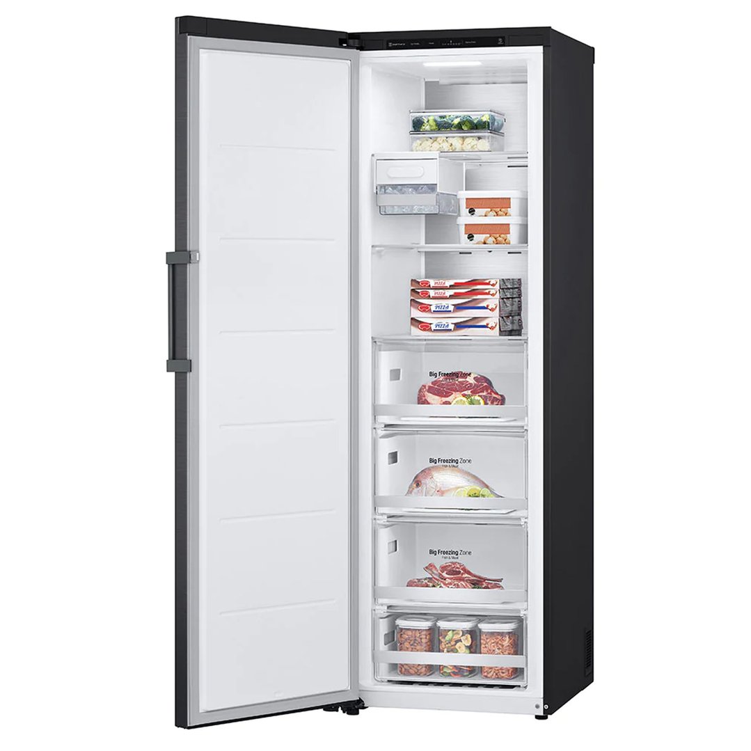 LG 324L Single door freezer in Matte Black GP-F324MBL