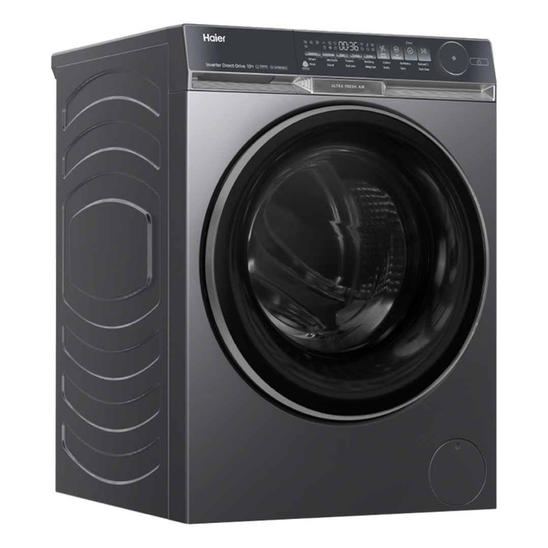 Haier 10kg 500 Series Front Load Dark Washing Machine Ultra Fresh Air HWF10DB2