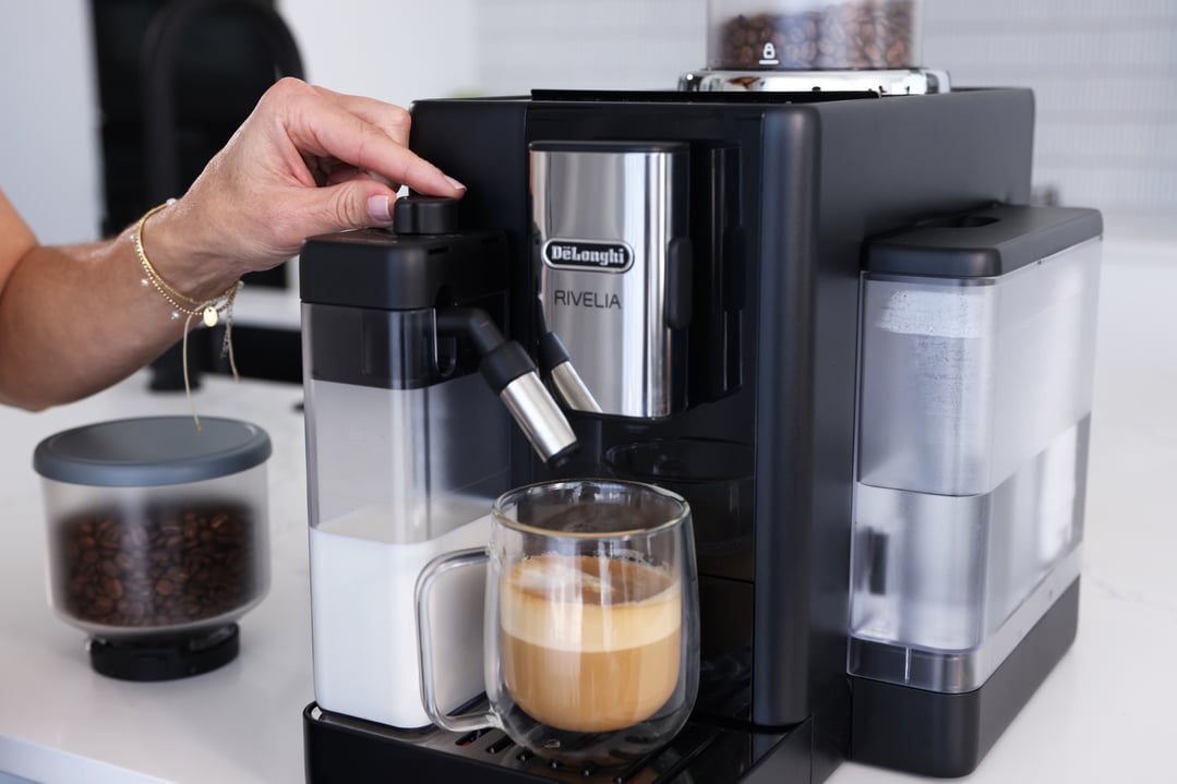 Delonghi Rivelia (Onyx Black) Fully Automatic Coffee Machine EXAM44055B