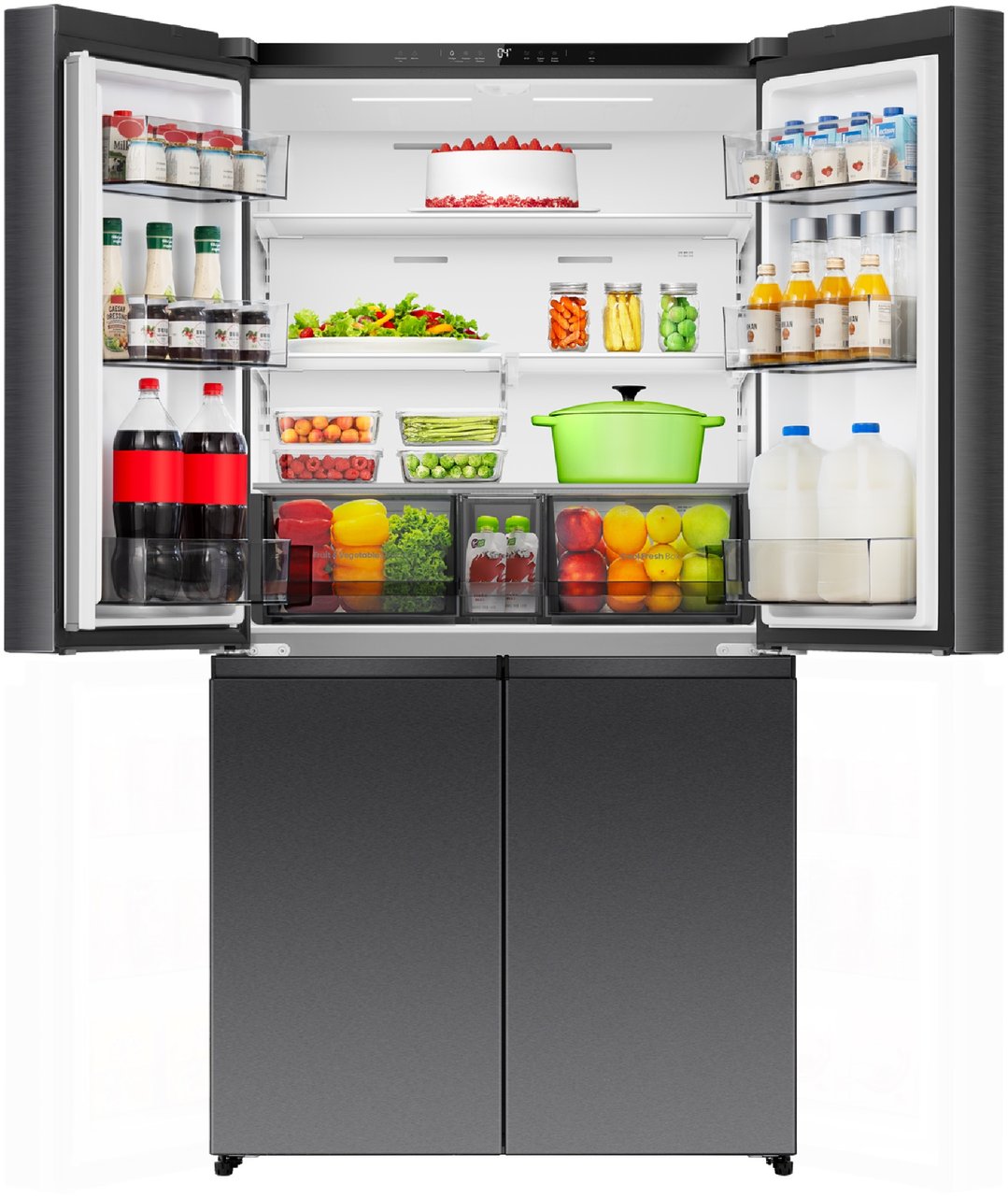 Hisense 647L PureFlex French Door - Dark Stainless Steel HRCD640TB