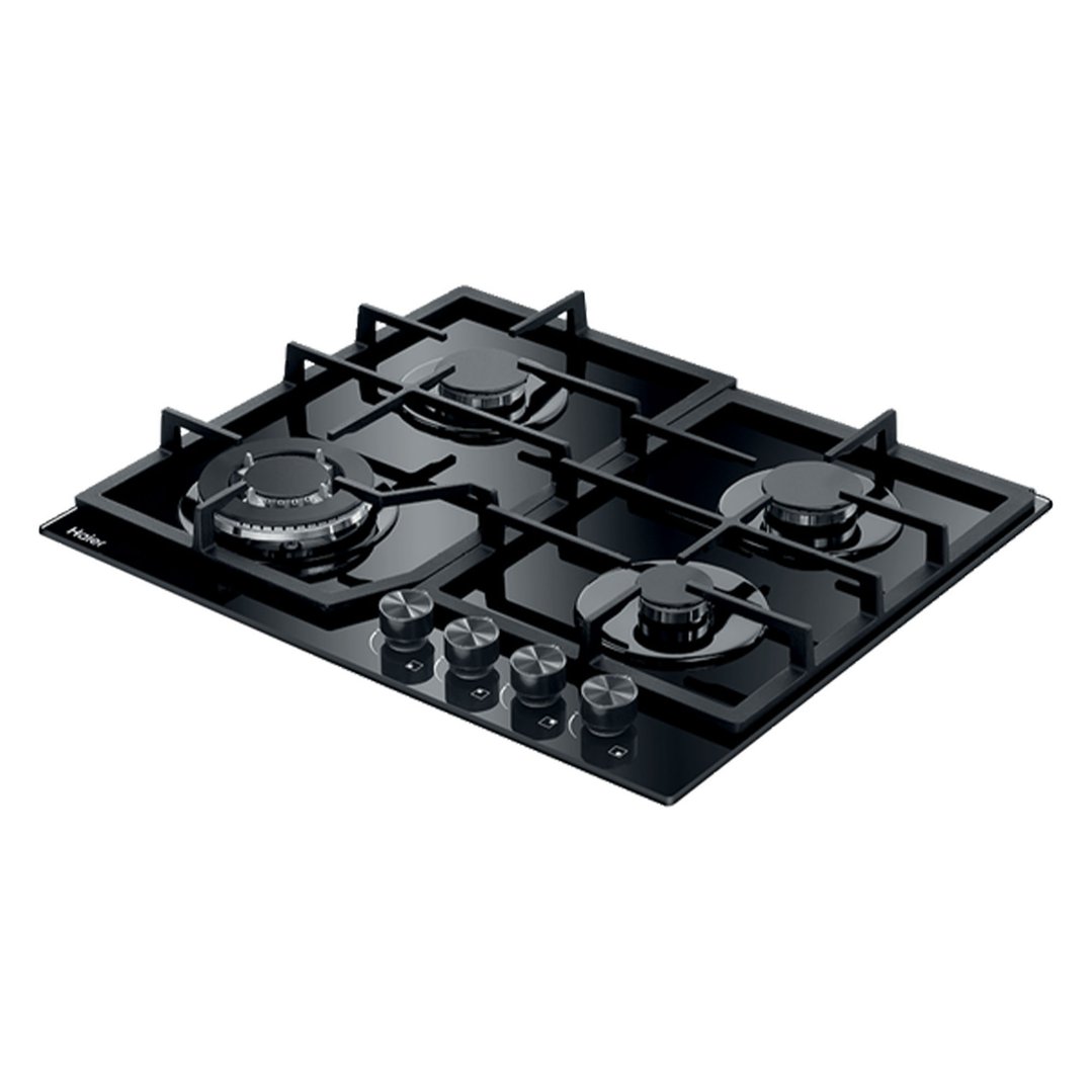 Haier 60cm 300 Series Gas on Glass Cooktop, 4 Burner HCG604WFCG3