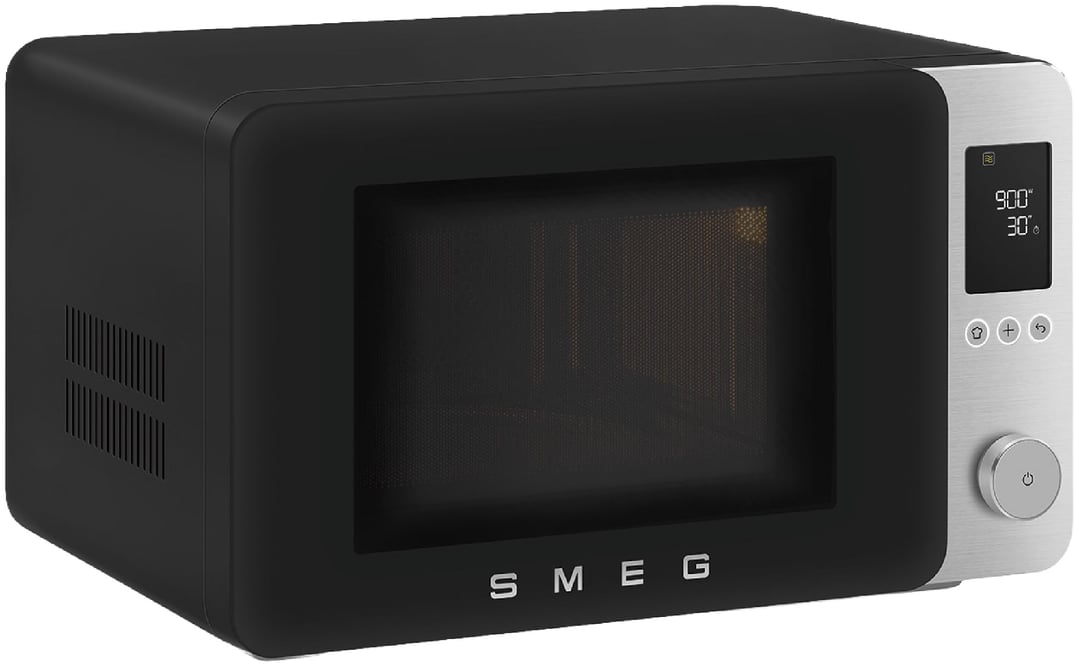 Smeg 27L Combi Microwave Oven - Matte Black MOC02BLMAU