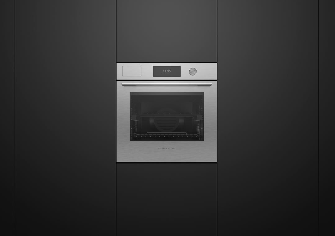 Fisher & Paykel 60cm Contemporary Combi-Steam Oven, Brushed Silver OS60SACVUDX5
