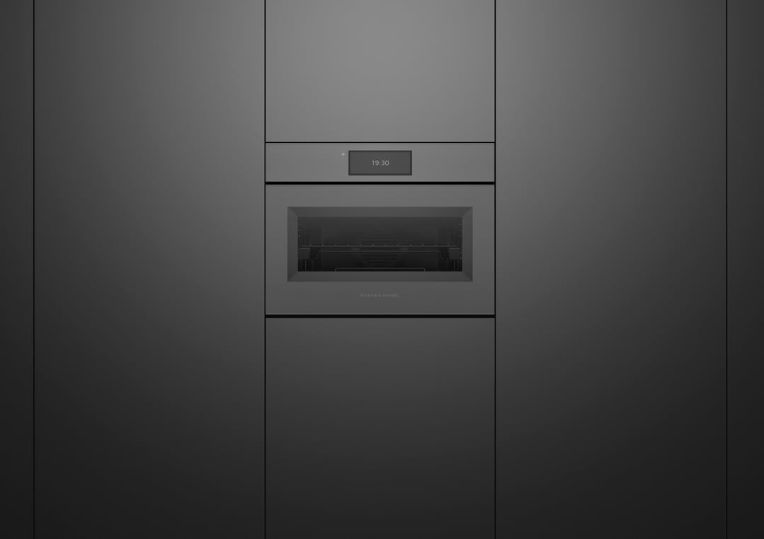 Fisher & Paykel 60cm Minimal Handleless Compact Combi-Steam Oven, Grey OS60NAMHUNG5