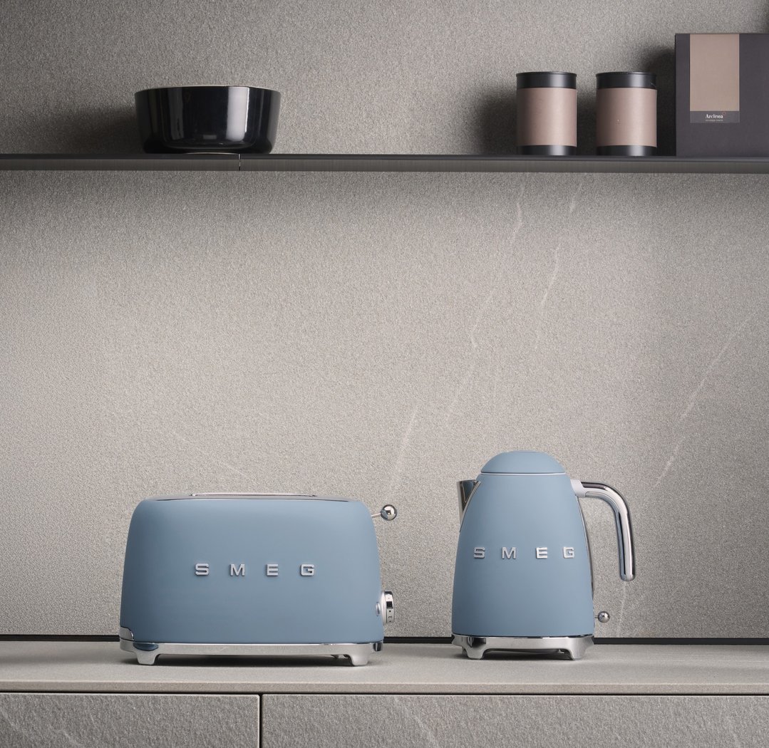 Smeg 50's Style 2 Slice Toaster - Storm Blue TSF01SBMAU