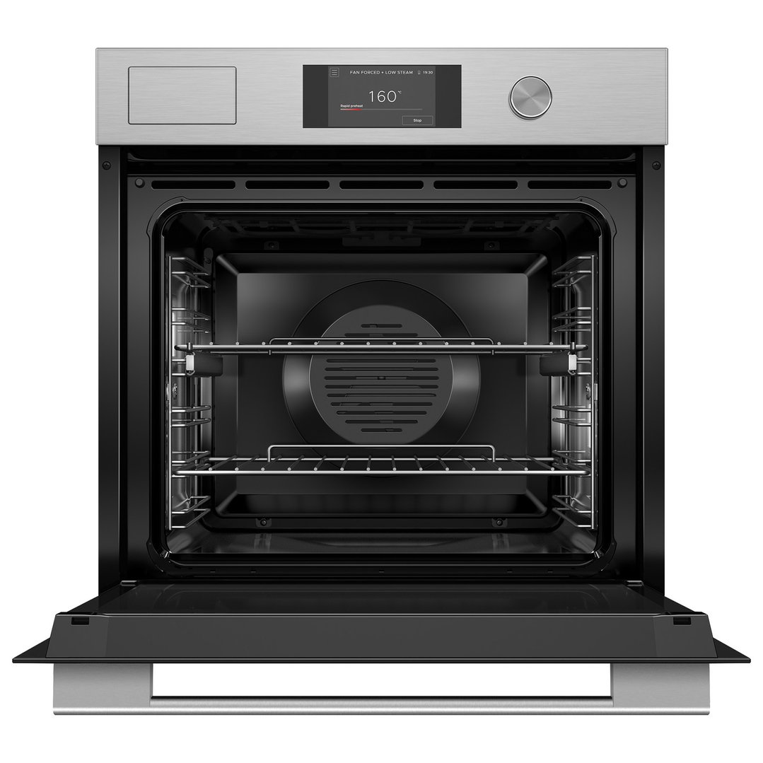 Fisher & Paykel 60cm Contemporary Combi-Steam Oven, Brushed Silver OS60SACVTDX5