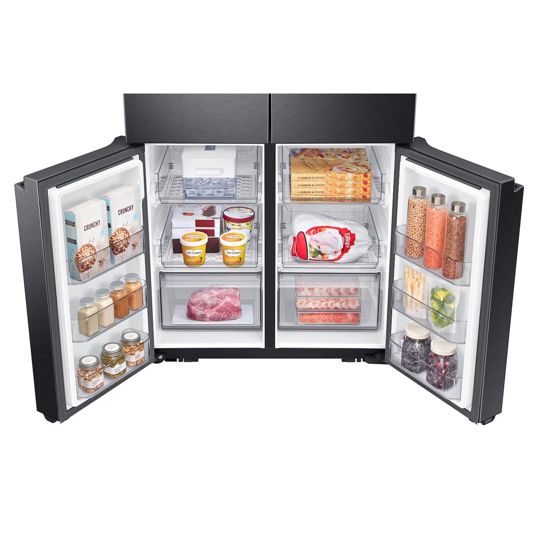 Samsung 649L 4-Door French Door Refrigerator - Black SRF7100B