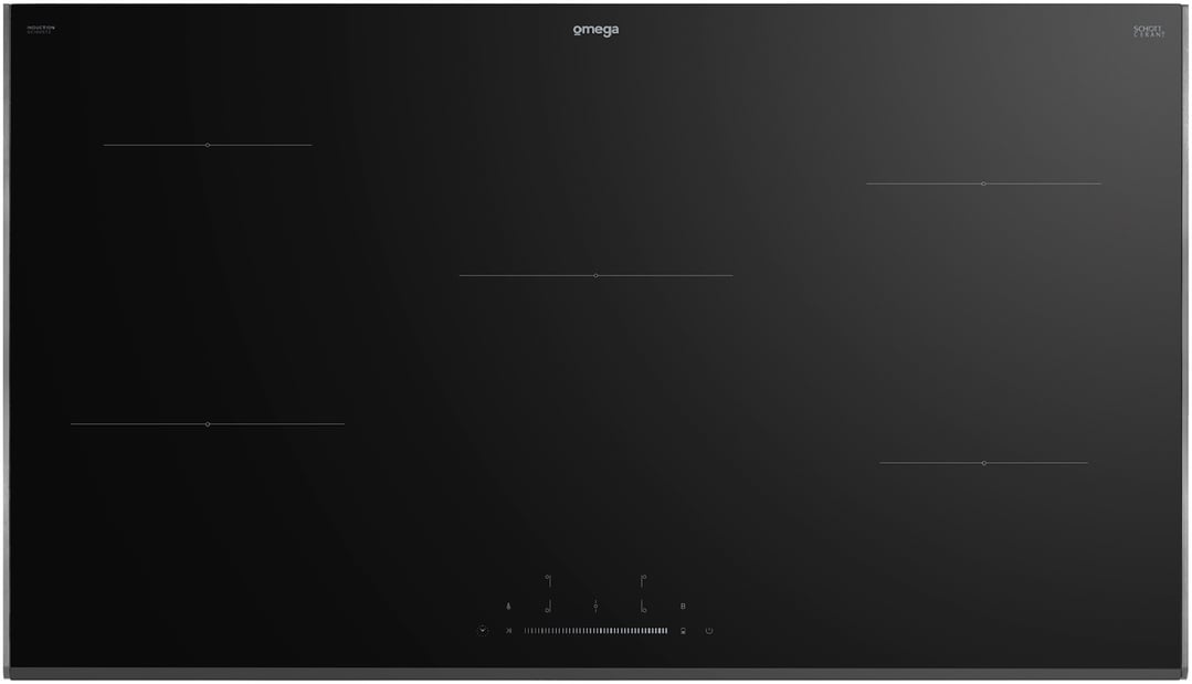 Omega 90cm 5 zone Induction Cooktop OCI905TZ