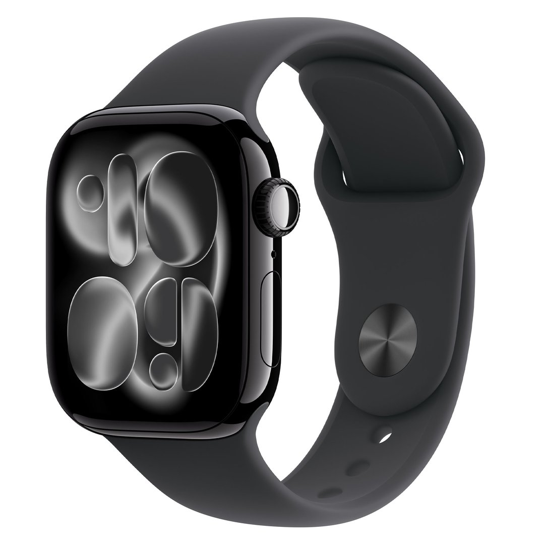 Apple Watch Series 11 42mm Jet Black Aluminium Case  GPS + Cellular (S/M) (Black) MF834X/A