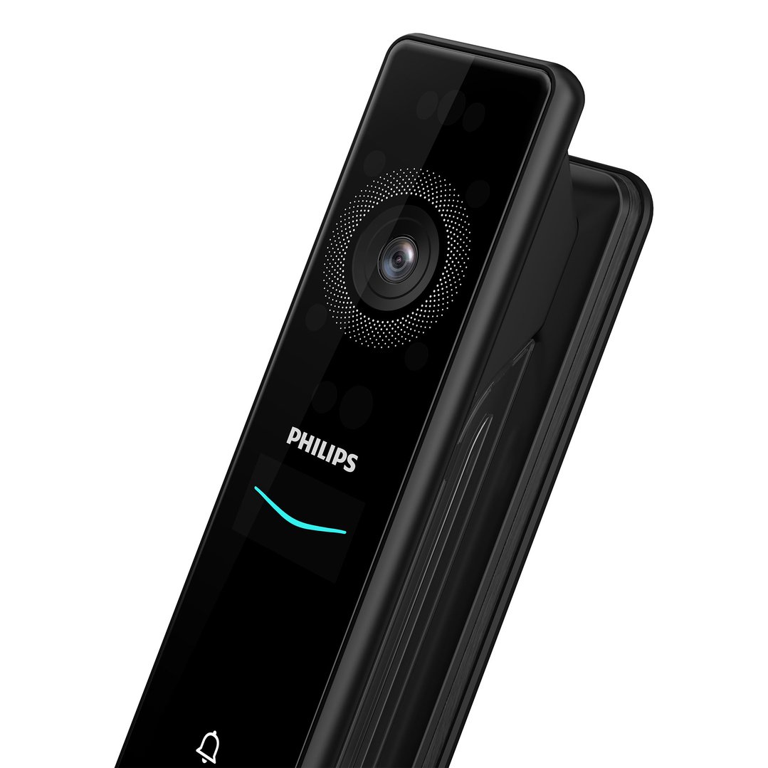 Philips 9000 Series Palm and Face Recognition Smart Lock - Black DDL902-MFVP-11HWS-B