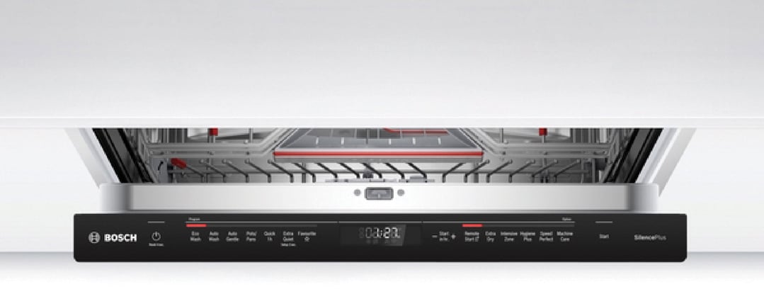 Bosch Series 6 built-under dishwasher 60 cm Black inox SMP6HCB01A