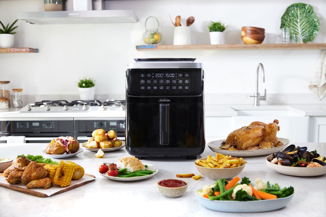 Sunbeam SteamFry Air Fryer AFP4600BK