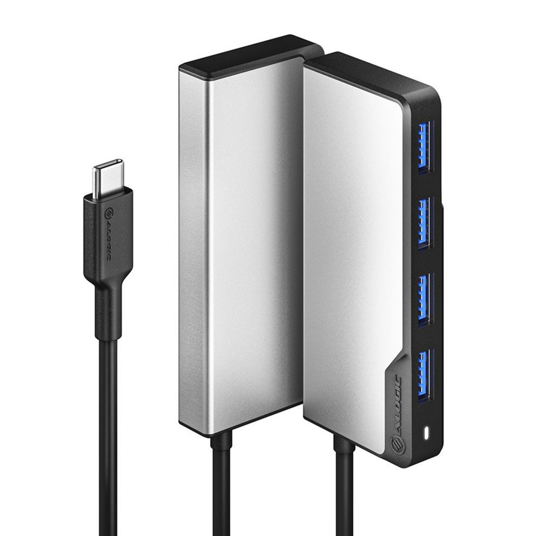 Alogic USB-C Fusion SWIFT 4-in-1 HubSpace Grey UCFUUA-SGR