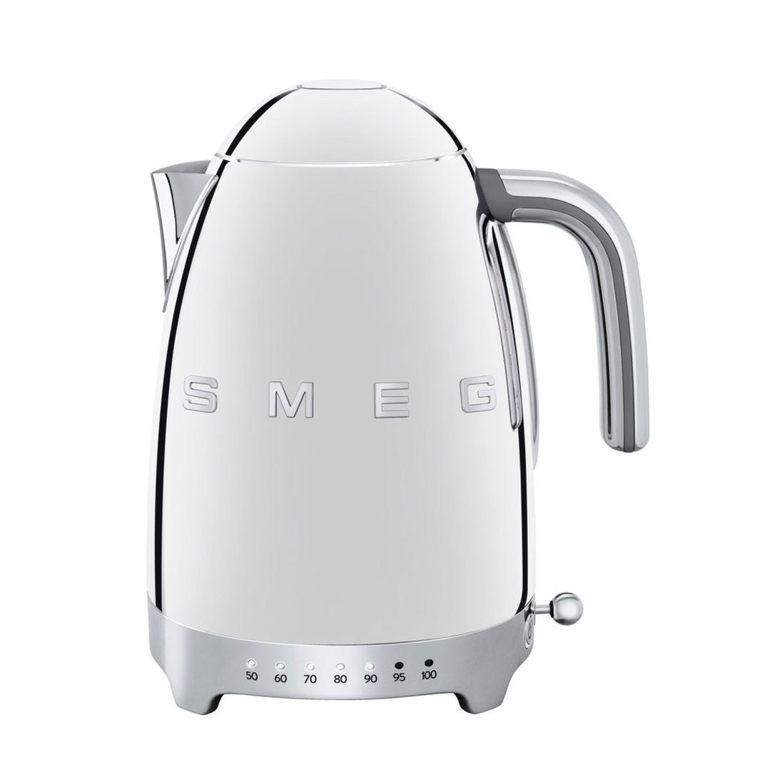 Smeg Retro Style Aesthetic Electric Kettle Stainless Steel KLF04SSAU