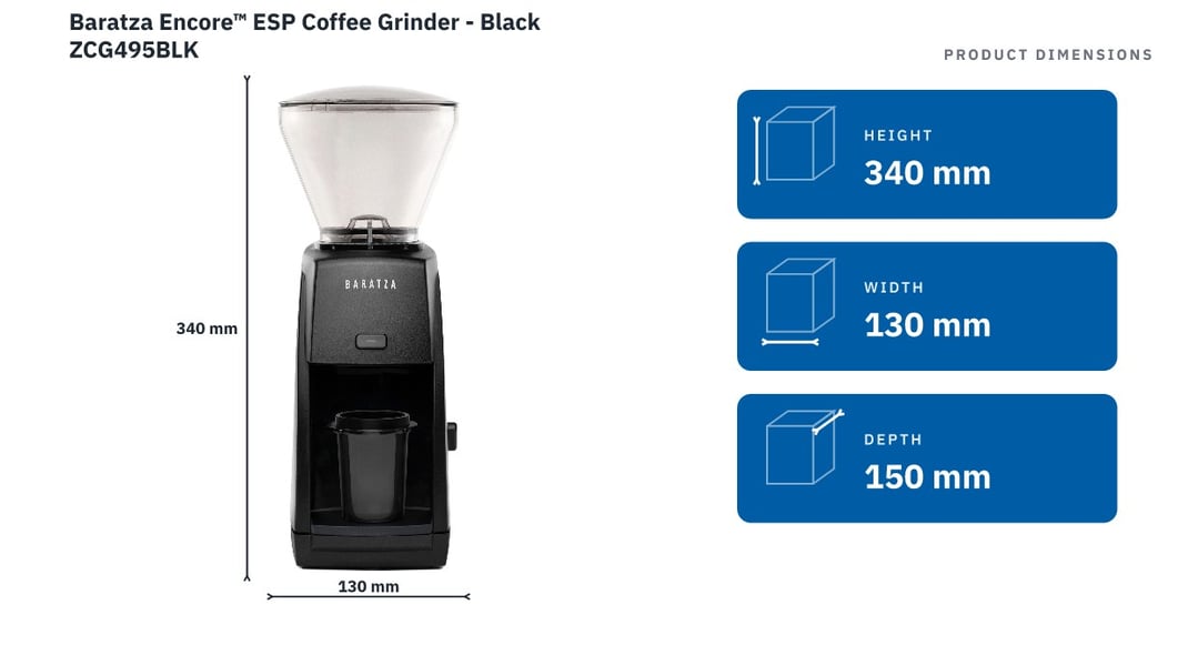 Baratza Encore™ ESP Coffee Grinder - Black ZCG495BLK