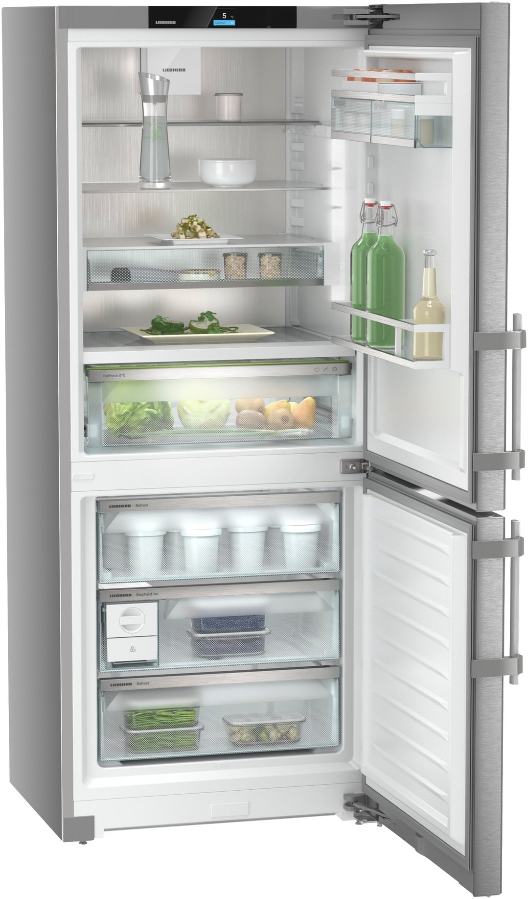 Liebherr 423L Bio Fresh Bottom Mount Fridge Left Hinged CBNSDH7653LHH