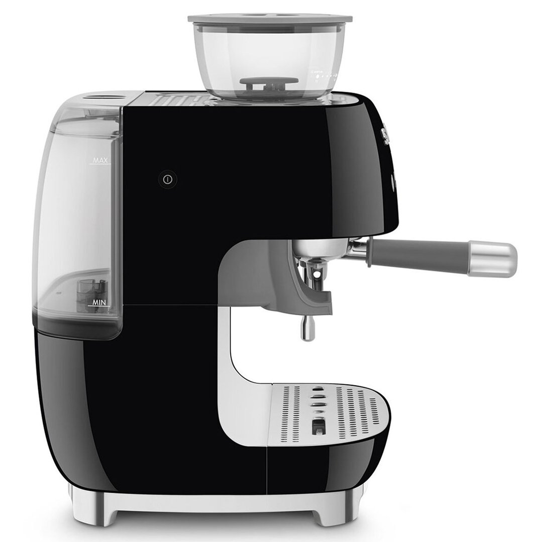 Smeg Espresso Coffee Machine - Black EGF03BLAU