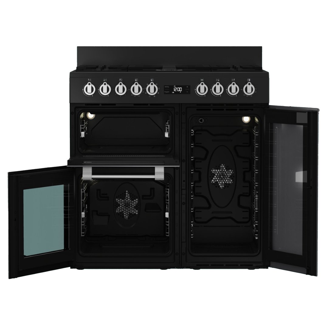 Beko Freestanding Cooker (Multi-functional, 90 cm Triple Cavity with Gas Cooktop) BRC916GMAN
