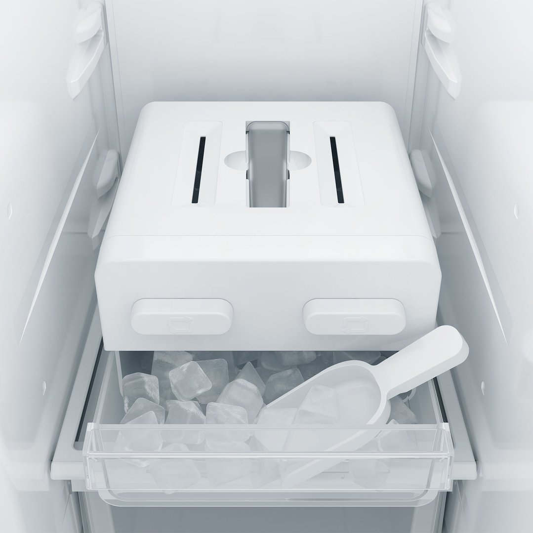 Westinghouse 619L Side by Side Fridge, Matte Black WSE6240BB