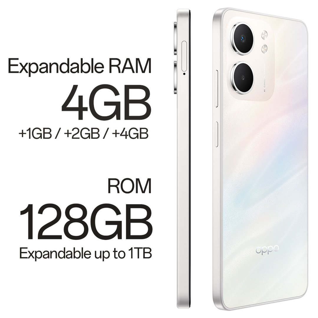 OPPO A5x 4G Laser White CPH2725LWHT - Bing Lee