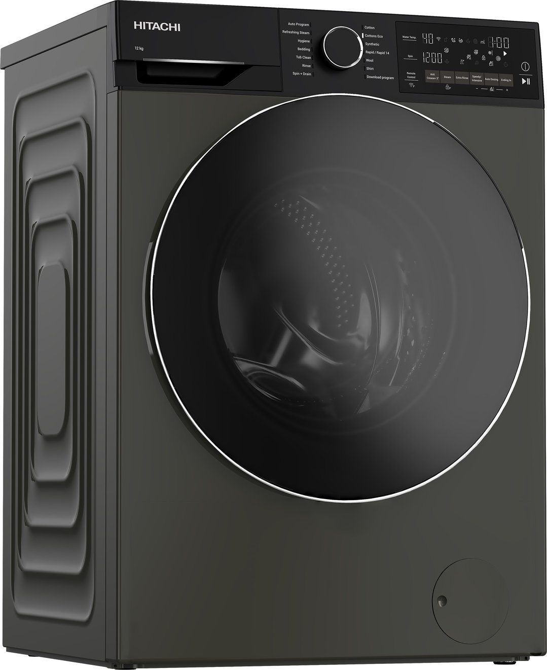 Hitachi 12kg Graphite Front Load Washing Machine BD-120XKVEADM