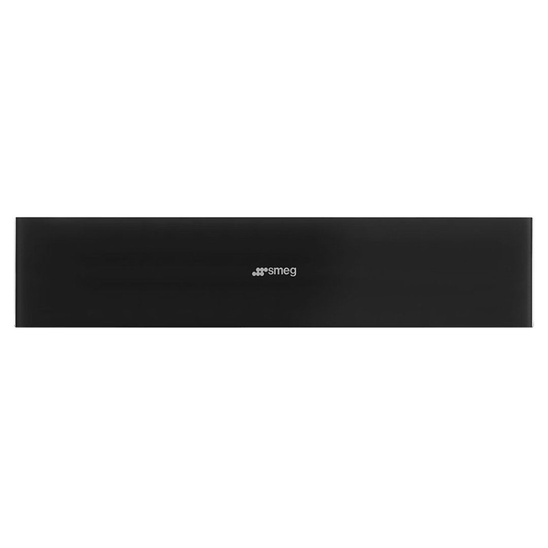 Smeg Linea 15cm Warming Drawer - Midnight Black CPR115B3