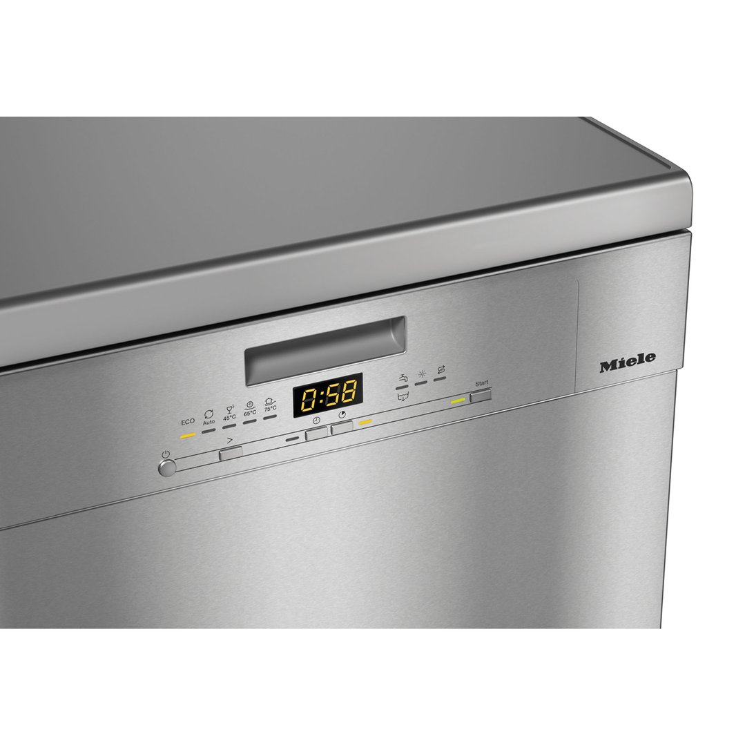 Miele 60cm Freestanding Dishwasher with QuickPowerWash CleanSteel G5000SCCLST