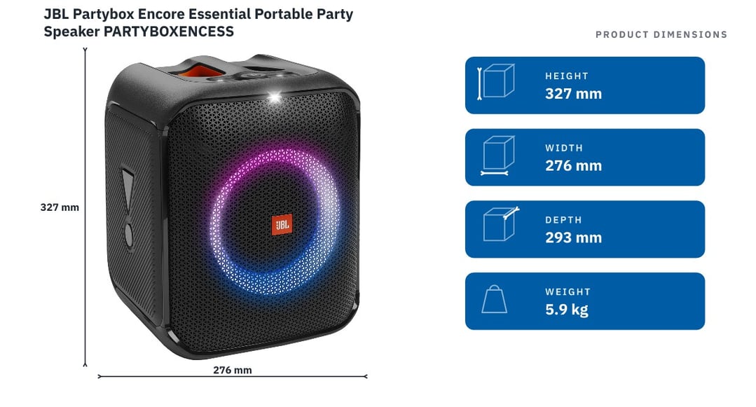 JBL Partybox Encore Essential Portable Party Speaker
