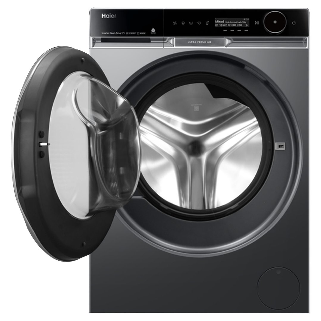Haier 12kg 600 Series Dark Front Load Washing Machine HWF12PXB1
