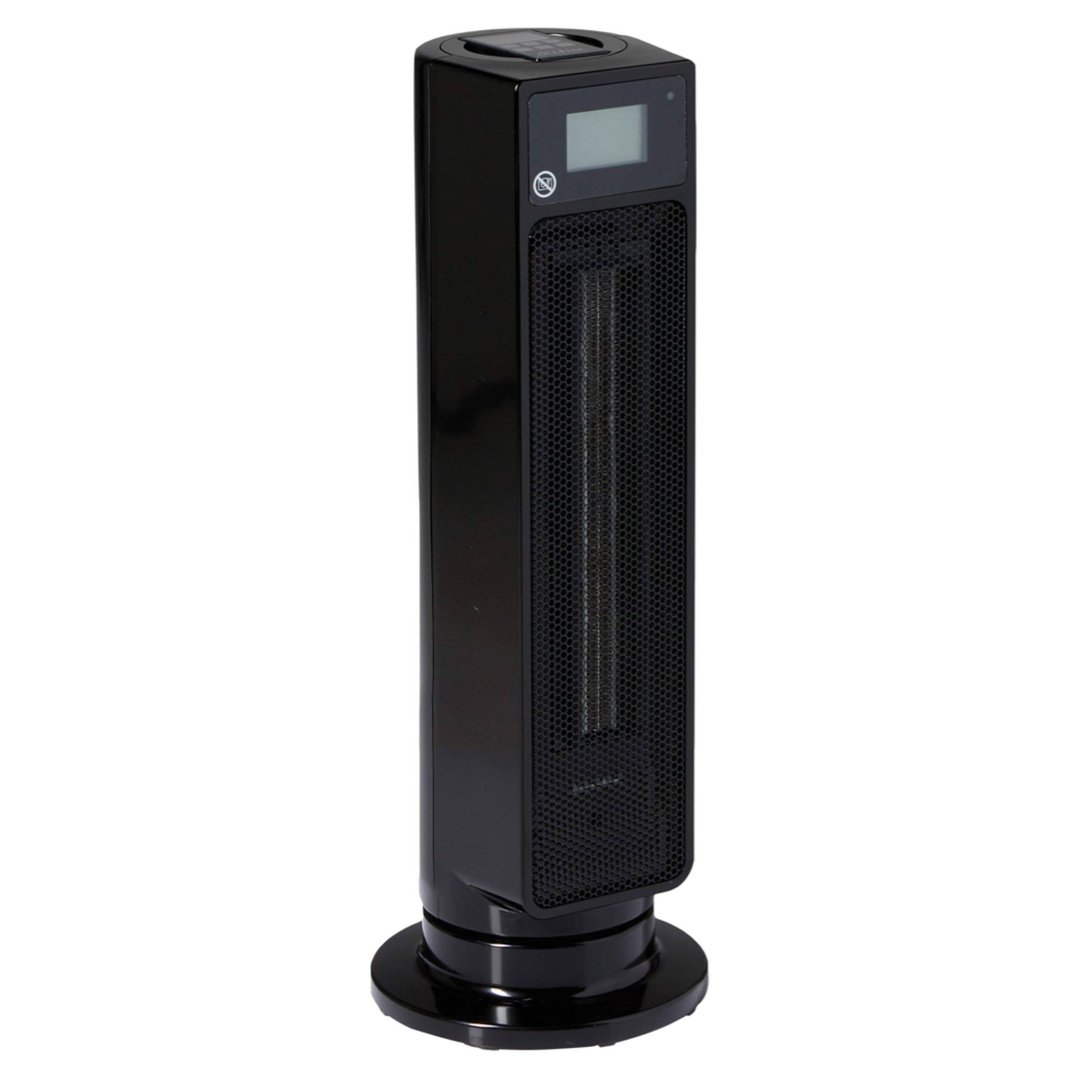 Omega Altise 2400W Ceramic Tower Heater Black AALTURASB