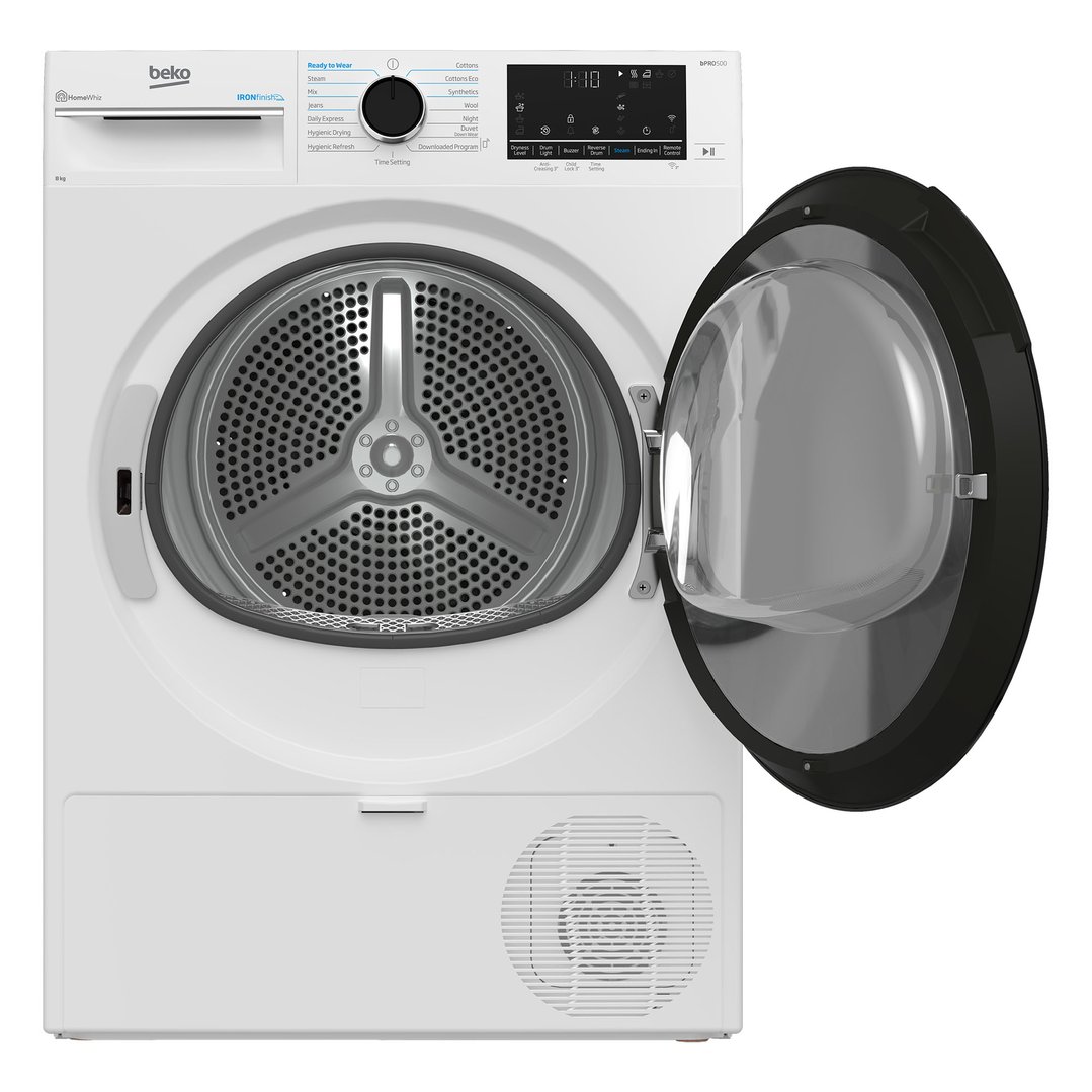 Beko 8kg Heat Pump Dryer White BDPB803SW