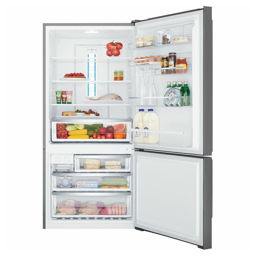 Westinghouse 496L Dark Stainless Bottom Mount Fridge WBE5304BCR