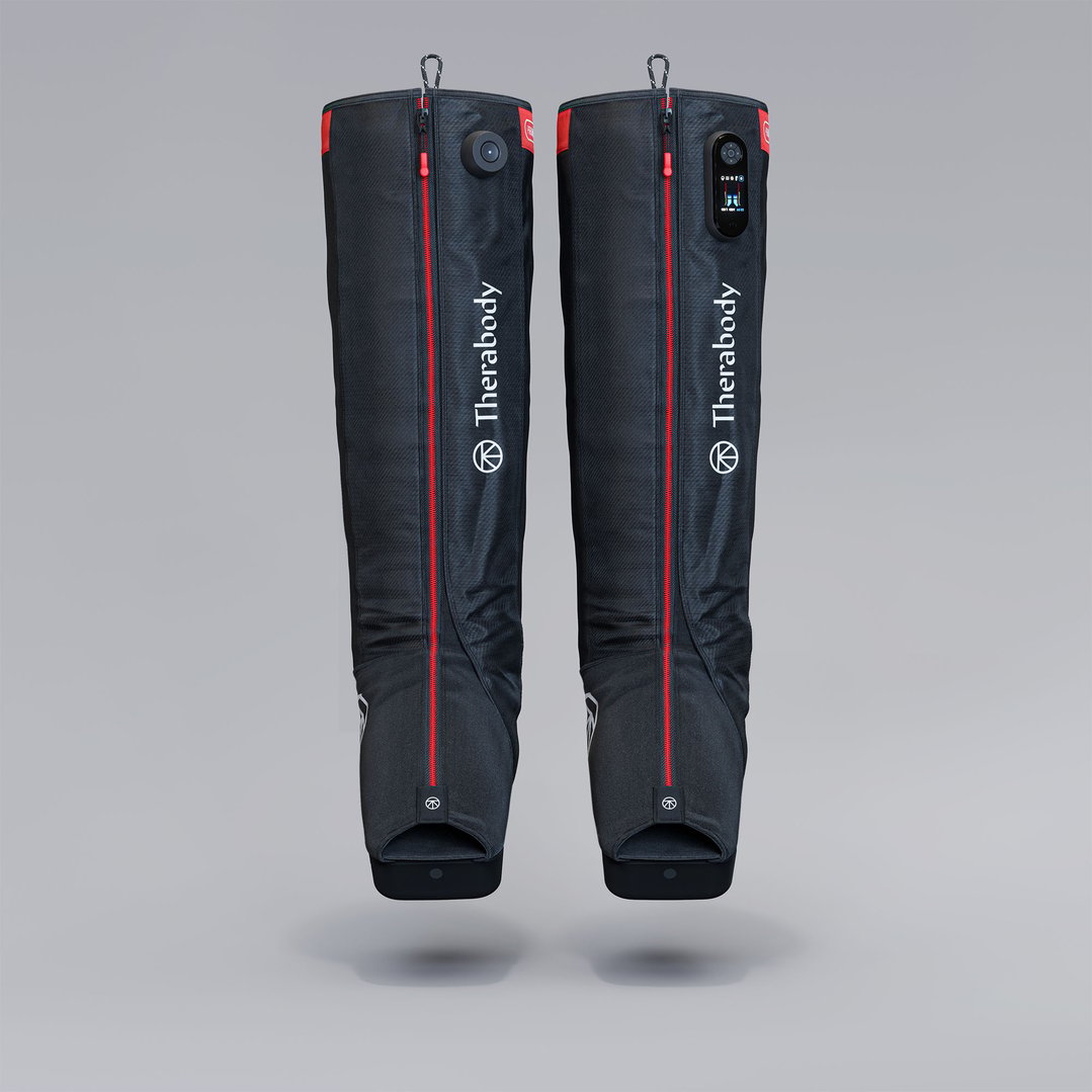 Therabody JetBoots PRO Plus - Wireless Compression Boots With Vibration & Infrared LED Light - Short JB0004130-6A1S