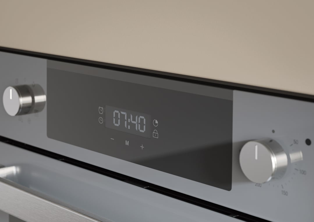 Haier 60cm 500 Series Built-in Oven, 7 Function, Air Fry, Steam Assist (Grey Glass) HWO60S7EG5
