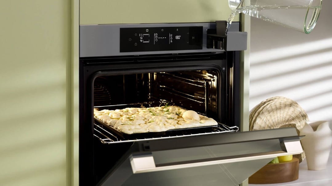 Haier 60cm 500 Series Built-in Oven, 16 Function, Pyrolytic (Grey Glass) HWO60S16TPG5