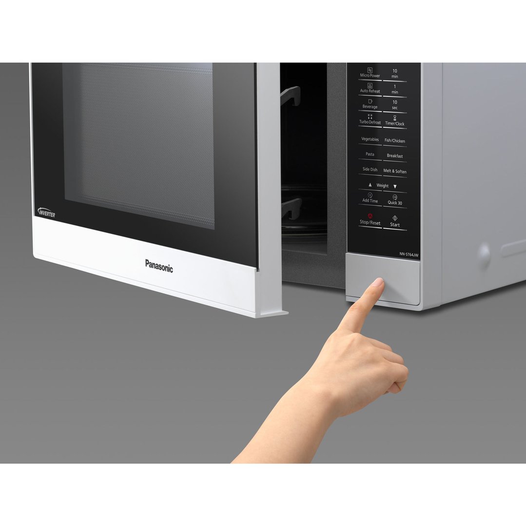Panasonic 32L Inverter Microwave Oven. NNST64JWQPQ - Bing Lee