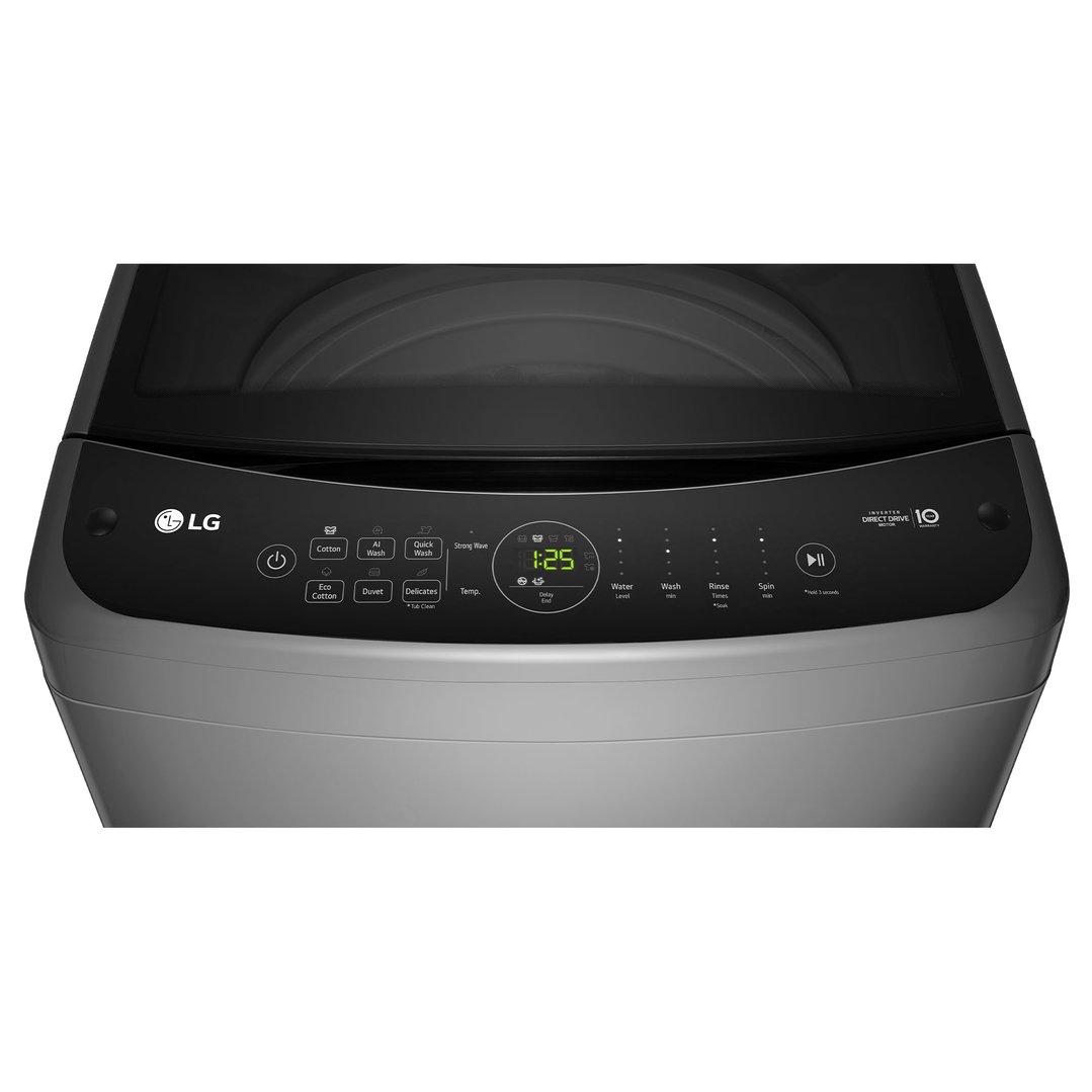 LG 9KG Direct Drive Top Load Washing Machine Grey WTL3-09G